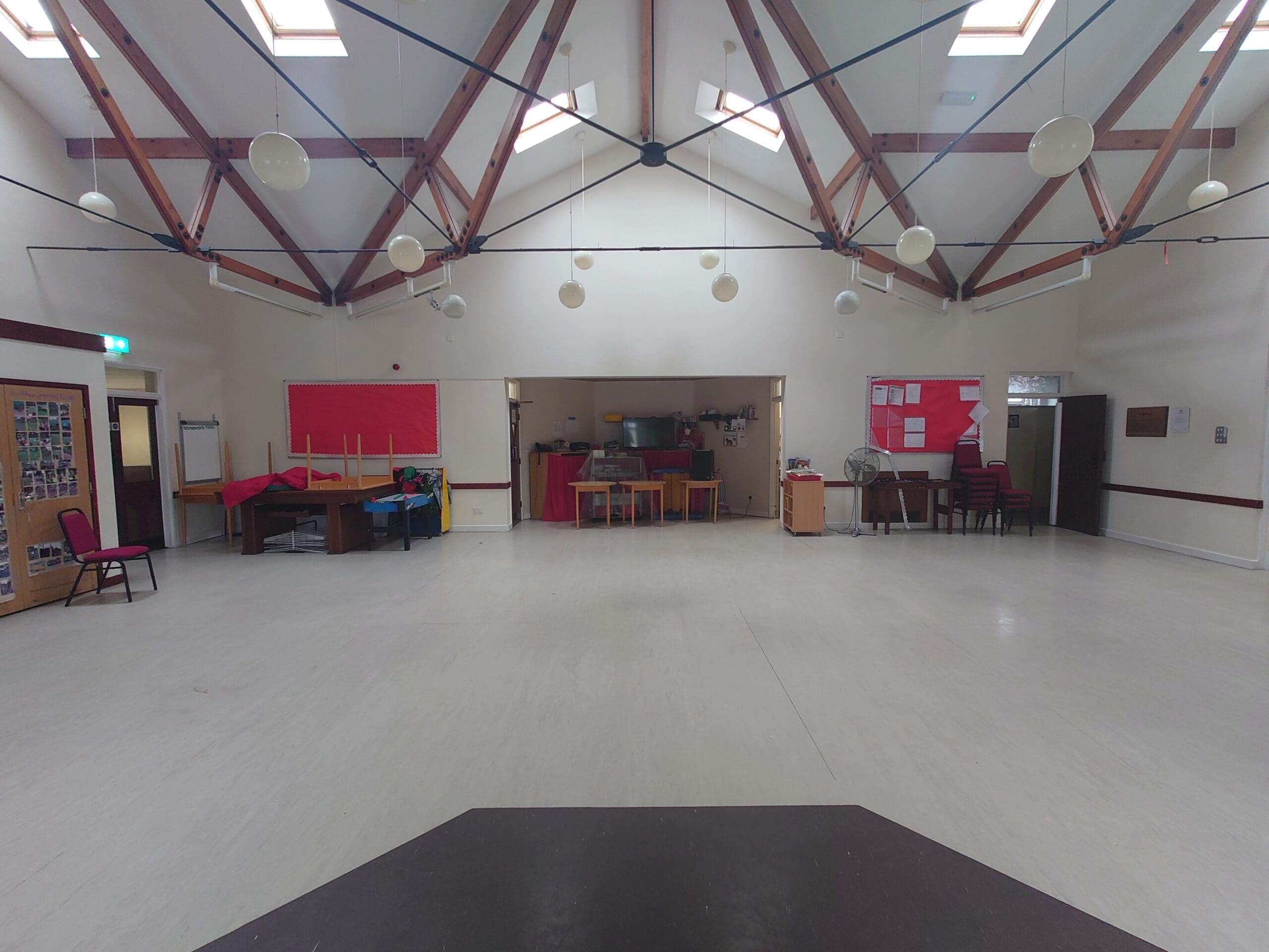 Thank you for our National Lottery Awards for All grant for £6425 for a new floor for our Community Hall