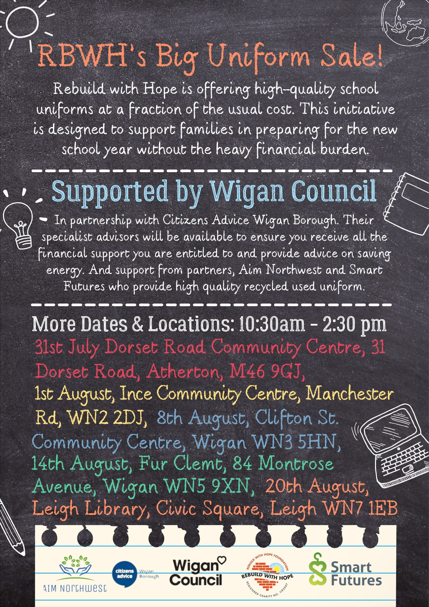 School Uniform Flyer Back